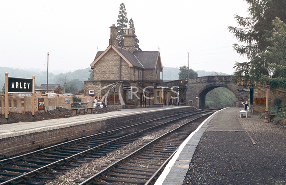 CH06673C - Arley station looking towards Bewdley 3/6/79