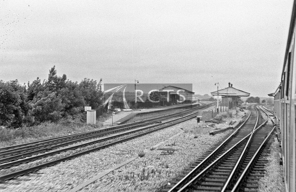 CUL0058 - Filton Junction station viewed from a train 22/7/74