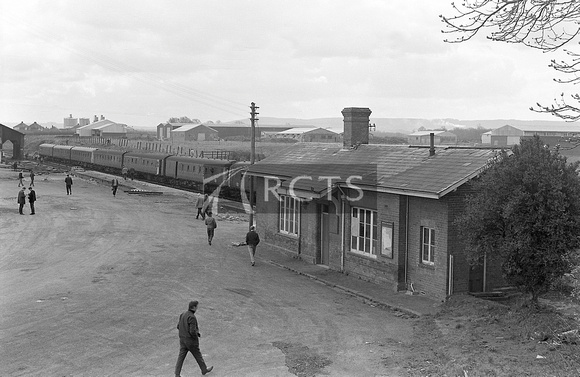 FAI2328 - Exterior view of Thame station (closed) 18/4/70