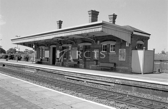 NB01585 - Cholsey station building viewed from the opposite platform c 1990s
