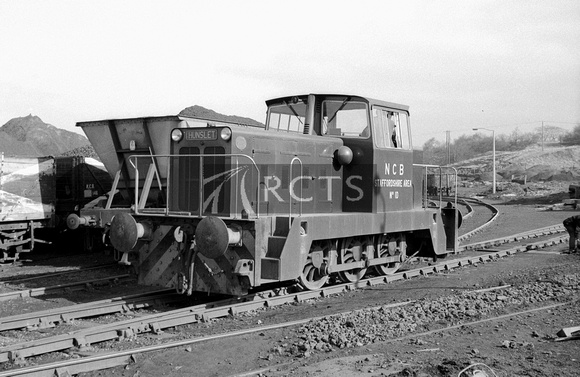 RH01625 - Hunslet 0-6-0D No. 1D (HE 6663) at NCB Granville Colliery 24/3/70