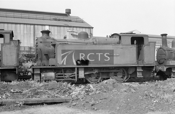 FAI3986 - 0-6-0T No. 20 (Hudswell Clarke 1677 of 1937) at John Lysaght's Scunthorpe Works Ltd, Normanby Park Steelworks 13/6/58