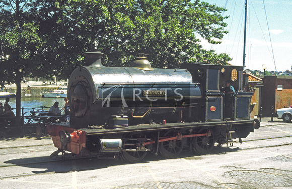 RH00633C - 0-6-0ST 'Portbury' (Avonside No. 1764) at Avonmouth Docks c 1980