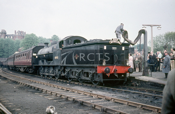 RE00904C - Cl 7F No. 48930 at Sutton Coldfield c 1960s