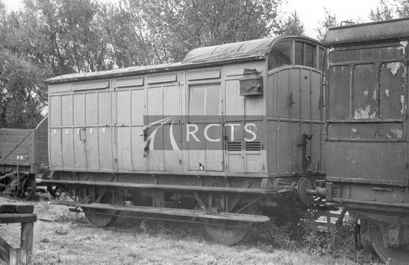 FRE0071 - 4-wheel Birdcage brake van No. 15 (ex North London Railway) at Rolvenden, K&ESR