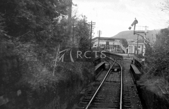 PG01815 - View from a DMU approaching Pontarddulais station from Llanelli c mid/late 1960s