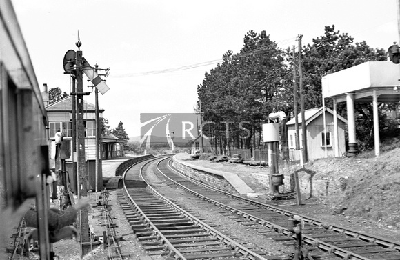 NB00747 - Colbren Junction station viewed from the trackside 26/5/56