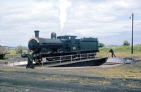 CAR1222C - 0-6-0 No. 131 (ex Great Southern & Western Railway) on a turntable c June 1964