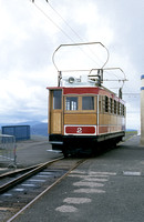 RE02698CVF - Snaefell Mountain Railway Car No. 2 at the summit 21/7/07