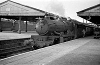 RH01641 - Cl 4073 No. 4037 'The South Wales Borderers' at Newton Abbot station 22/10/57