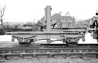 CH05033 - Roadrailer adaptor bogie (for carrying the front end of the leading roadrailer in a train) at Millbrook 10/1/61