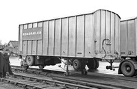 CH05018 - Prototype Roadrailer wagon on show at Millbrook 10/1/61