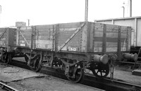 CUL0002 - 10 ton 6-plank wagon No. W19775 at Aston shed 4/7/57