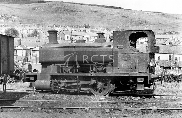 JAY0997 - Cl 0-4-0T No. 1140 (ex SHT) at Swansea East Dock 15/8/54