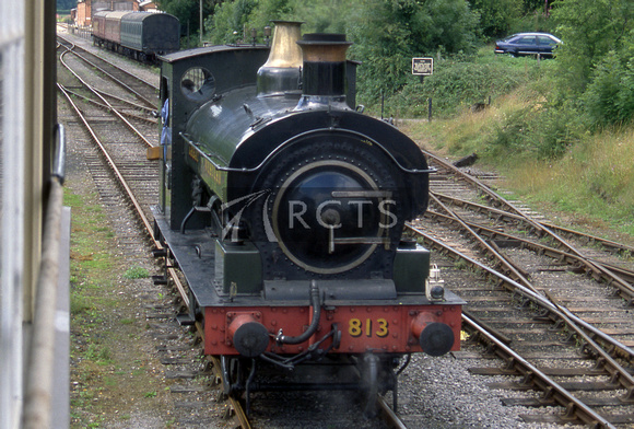HU06304C - Cl 0-6-0ST No. 813 (ex Port Talbot Railway and Docks Company) on the Severn Valley Railway