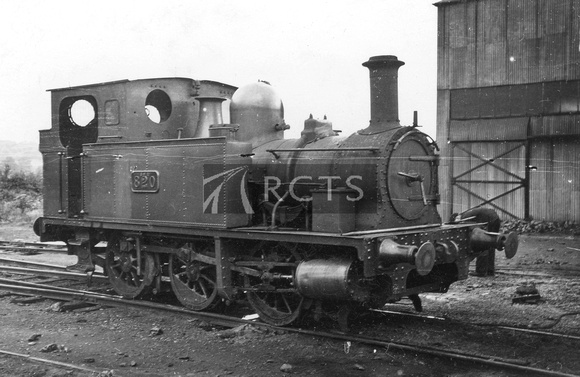 DEW0187 - Cl 0-6-0T No. 820 (ex Camb R) as sold out of service at Mells Colliery near Frome 1939
