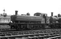 CH00469 - Cl 1600 No. 1608 at Exeter shed (83C) 17/4/60