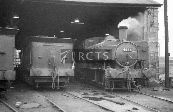 CH01380 - Cl 1600 No. 1646 at Inverness shed 20/8/61