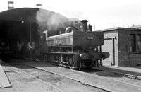 FAI0676 - Cl 1600 No. 1646 at Helmsdale shed 20/6/60