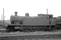 JAY0277 - Cl 2-6-2T No. 1205 (Ex ADR) at Cardiff Canton 27/7/52