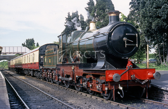 RE01602C - Cl 3440 No. 3440 'City of Truro' at Toddington, Gloucestershire Warwickshire Railway 15/5/04