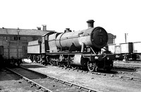 FAI0452 - Cl 2800 No. 2800 (with curved frames and outside steam pipes) at Swindon Works 4/5/58