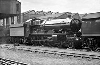 LJH0026 - Cl 4000 No. 4022 at Swindon Works (elbow steam pipes) c mid 1948