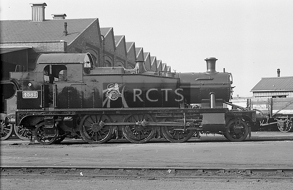 BJW0066 - Cl 4575 No. 4585 at Swindon Works c early 1950s