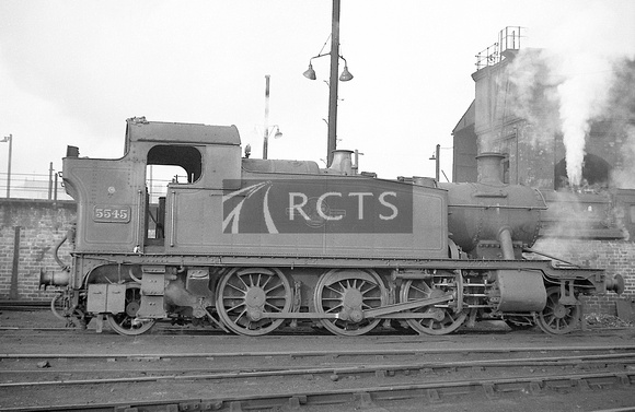 CH00719 - Cl 4575 No. 5545 at Salisbury shed 18/9/60