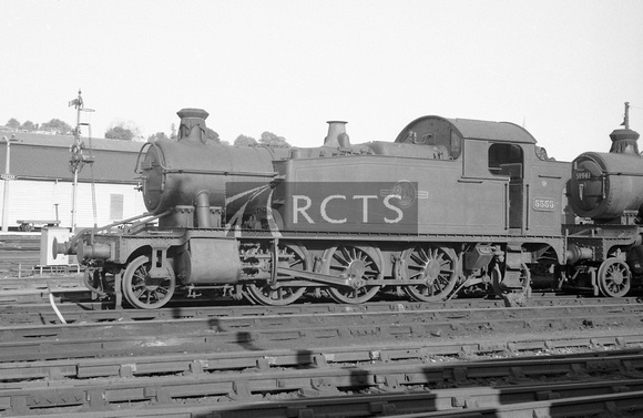 CH01725 - Cl 4575 No. 5555 at Exeter shed 8/6/62
