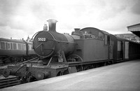 CRA0168 - Cl 4575 No. 5522 at Exeter St David's station c 1950s