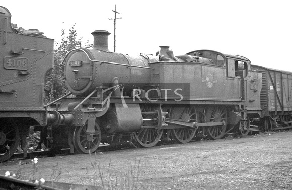 CH01257 - Cl 5101 No. 5193 at Whitland shed 23/7/61