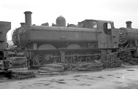 CH00106 - Cl 5400 No. 5400 awaiting scrapping at Swindon Works, May 1959