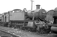 CH01273 - Cl 8100 No. 8104 in store at Neath shed 23/7/61