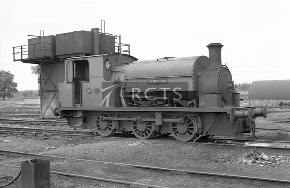 FAI4402 - 0-6-0ST No. 46 'Cardigan' (Kitson 5473 of 1934) at Stewarts & Lloyds Minerals Ltd, Corby Ironstone Quarries, Gretton Brook 2/7/60