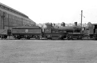 BJW0080 - Cl 9000 No. 9008 at Tyseley shed c 1951