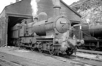 CH00639 - Cl 9000 No. 9017 at Machynlleth shed 27/8/60