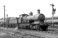 DEW0022 - Cl 3200 No. 3205 at Aberystwyth shed c 1937/8