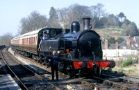 RE05165C - Cl O2 No. 85 (ex Taff Vale Railway) at Bewdley 16/3/03