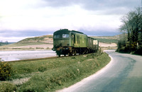 FRE0178C - Cl C No. C203 on a goods train, March 1961