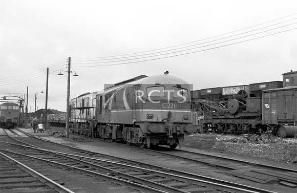 RH02114 - Cl C loco No. C228 at Inchicore Works 3/6/61
