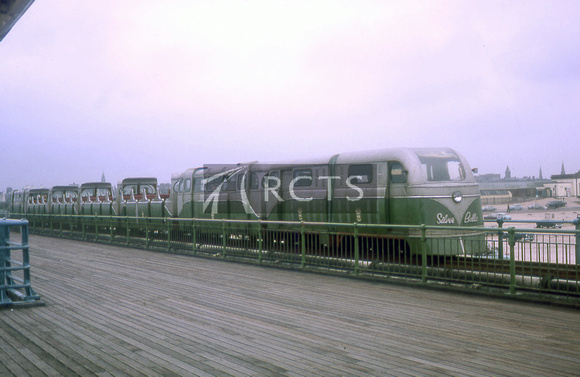 THO0014C - 'The Silver Belle' believed to be on the Southport Miniature Railway, Aug 1964