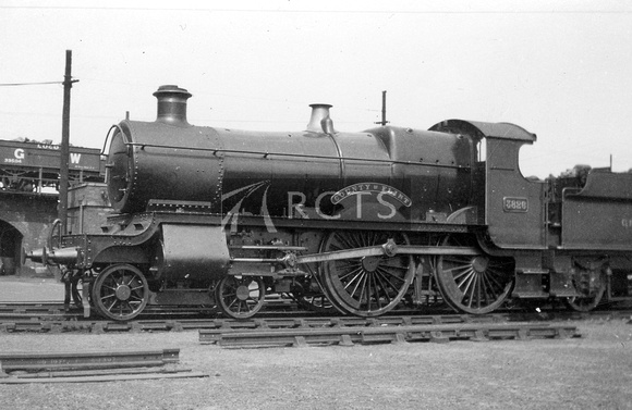 DEW0234 - Cl 3800 No. 3826 'County of Flint' at Old Oak Common (side view with most of tender out of shot) 16/5/25