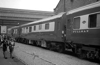 CUL3263 - Auxiliary power kitchen 1st parlour car, believed to be M60733 at Derby Works open day (kitchen end and side) 15/8/64
