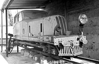 AW00088 - Bogie railcar in New Romney shed 25/5/55