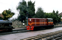 MJB0587C - Diesel loco No. 2 at New Romney, October 1983