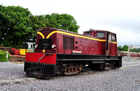 RH00399C - Diesel loco 'Castell Caernarfon' at Dinas, Welsh Highland Railway 24/6/10