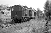 FAI1843 - LMR diesel No. 878 "Basra" on the Longmoor Military Railway with RCTS special 30/4/66