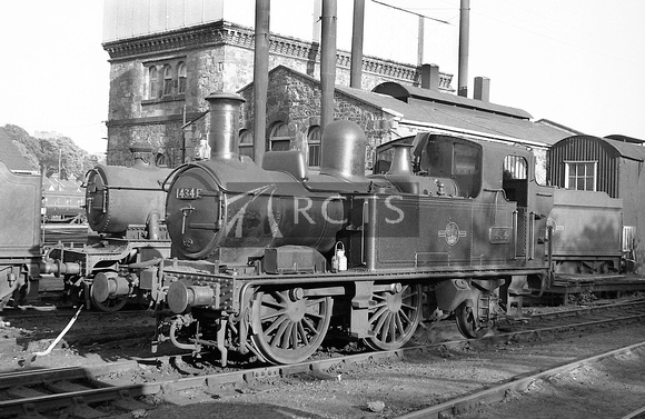 CH01728 - Cl 1400 No. 1434 at Exeter shed 8/6/62