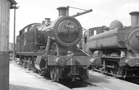 CH01286 - Cl 7200 No. 7222 at Swindon Works 30/7/61